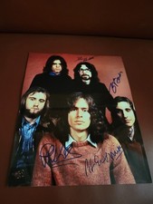 Foto RARA Early GENESIS Phil Collins STEVE HACKETT autografada 8x10 4 comprar usado  Enviando para Brazil