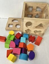 Wooden shape sorter for sale  Albany