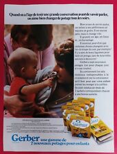 Press advertisement gerber d'occasion  Expédié en Belgium