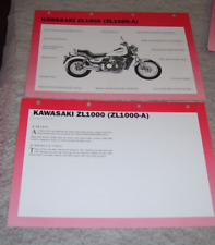 Kawasaki zl1000 dealer for sale  WELLING