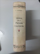 Francesco ferrara.teoria delle usato  Luzzi