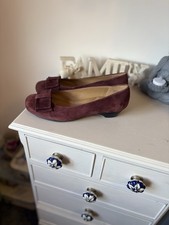 Hotter suede burgundy for sale  PONTEFRACT