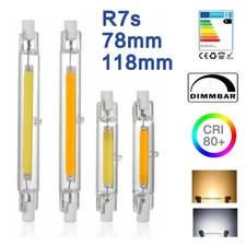 Lâmpada LED COB R7S 118mm 78mm halogênio 30W 15W vidro regulável comprar usado  Enviando para Brazil