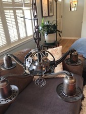 Candelabro de latão vintage - motivo de jardim - ótima pátina!, usado comprar usado  Enviando para Brazil