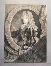 Louis Dauphin de France, Gravure ancienne par Drevet, XVIIIe d'occasion  Artigues-près-Bordeaux
