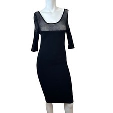 Vestido de malha Stills preto Bodycon manga 1/2 marca holandesa tamanho P novo sem etiquetas comprar usado  Enviando para Brazil