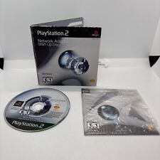 Adaptador de red Sony PlayStation 2 PS2 disco de arranque y manual sin probar segunda mano  Embacar hacia Mexico