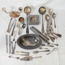 Alte versilberte besteckteile gebraucht kaufen  Berlin