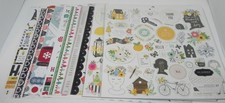 LOTE FOLHA DE ADESIVOS CASEIROS NATAL OLÁ 12X12 ELEMENTO AGLOMERADO JEN HADFIELD comprar usado  Enviando para Brazil