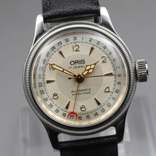 [Exc+5] Vintage ORIS Big Crown 7400B 32mm Ponteiro Data Mostrador Prata Relógio Masculino comprar usado  Enviando para Brazil