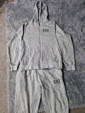 Ea7 mens grey for sale  PUDSEY