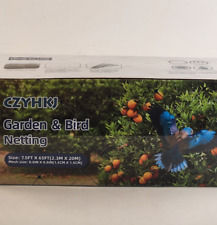 Rede de jardim e pássaros CZYHKJ 71/2 pés x 65 pés malha tamanho 0,6 pol x 0,6 pol novo na caixa comprar usado  Enviando para Brazil
