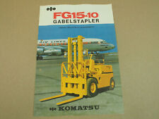 Prospekt komatsu fg15 gebraucht kaufen  Merseburg