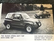 Suzuki vitara soft for sale  KENDAL