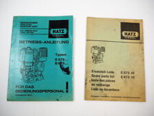 Hatz e573 e673 gebraucht kaufen  Merseburg