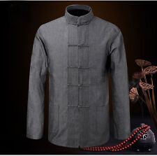 Terno Tang Chinês Masculino Algodão Roupa Casaco Tradicional Kung Fu Tai Chi Uniforme comprar usado  Enviando para Brazil