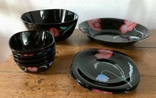 Vaisselle arcopal noire d'occasion  Gouzon