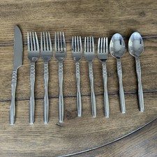 Conjunto misto 9 peças - Pier 1 importação 18/8 talheres de aço inoxidável design XXX vintage comprar usado  Enviando para Brazil