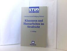 Klausuren hausarbeiten strafre gebraucht kaufen  Berlin