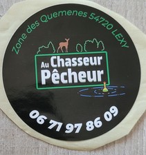 Autocollant chasse pêche d'occasion  Rouen-
