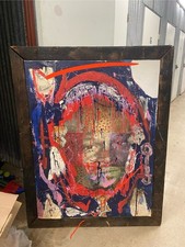 Stretched canvas abstract for sale  Houston