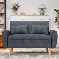 Modern linen loveseat for sale  Brentwood