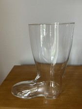 Caneca Stein para beber cerveja bota vidro transparente grande 9”T, usado comprar usado  Enviando para Brazil