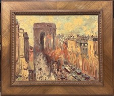 Antique oil painting d'occasion  Fontenay-le-Fleury