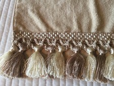 Toalhas de mão decorativas Avanti enfeitadas com franja borla acabamento conjunto de 2 EXCELENTE, usado comprar usado  Enviando para Brazil