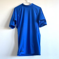 Camisa masculina manga curta O'Neilll proteção contra erupções cutâneas surf lycra tamanho G logotipo azul UV 50+ comprar usado  Enviando para Brazil