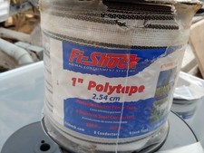  Fita de cerca elétrica portátil Polytape 1" 656' nova fora de armazenamento comprar usado  Enviando para Brazil