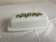 vintage glass butter dish for sale  ROMSEY