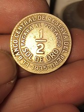 1 sol oro peru usato  Roma