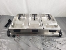 Novo PROCTOR SILEX 3 Removível 2.5QT Pan Table Server com Tampa Abobadada Buffet Steam comprar usado  Enviando para Brazil