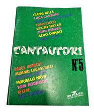 Cantautori n.5 raccolta usato  Teramo