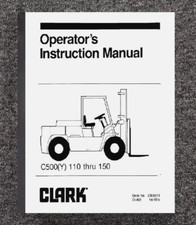 Operator instruction maint for sale  Addison