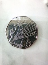Olympic 50p volleyball for sale  SALFORD