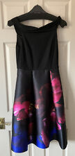 Black pink floral for sale  LEICESTER