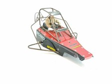 Modelo desconhecido vintage carro Sprint de metal corpo de gaiola 1/10 com boneco de motorista usado, usado comprar usado  Enviando para Brazil