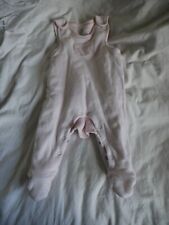 Pink sleepsuit size for sale  STOURBRIDGE