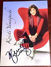 KRISTI YAMAGUCHI MEDALHA DE OURO EUA OLÍMPICO Figura Patinação autógrafo assinado 5X7 comprar usado  Enviando para Brazil