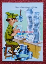 Cartolina umoristica militare usato  Poggibonsi
