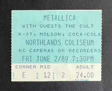 1989 cult metallica for sale  Los Angeles
