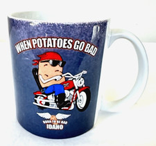 Caneca de café When Potatoes Go Bad Idaho Cross Country Bike Tour 2005 Born to be Ba, usado comprar usado Caneca de café When Potatoes Go Bad Idaho Cross Country Bike Tour 2005 Born to be Ba, usado comprar usado  Enviando para Brazil