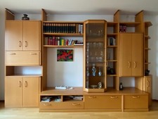 Zeitlose wohnwand buche gebraucht kaufen  Karlsfeld