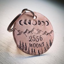 7ª fase de lua de cobre presente de aniversário de casamento marido esposa chaveiro comprar usado  Enviando para Brazil