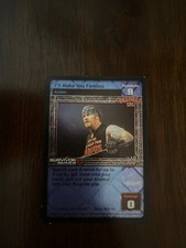 WWE Raw Deal Card Survivor Series 2 I’ll Make You Famous  comprar usado  Enviando para Brazil