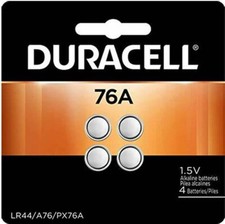 Vinte (20) pilhas alcalinas Duracell 76A LR44 em cinco pacotes de 4 válidas 2029 comprar usado  Enviando para Brazil