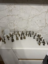 Alte handgefertigte messingfig gebraucht kaufen  Mühltal