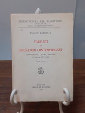 Baldelli varianti prosatori usato  Rimini